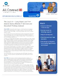 Legal Industry, Certilman, Balin, Adler, Hyman, case study, Konica-Minolta, Premier Technology Group