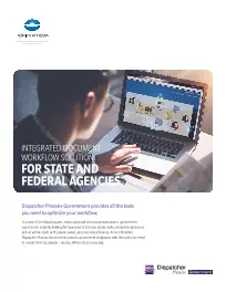 Dispatcher Phoenix, Government, Konica-Minolta, Premier Technology Group