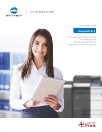 Everyone Print 4, Brochure, Konica-Minolta, Premier Technology Group