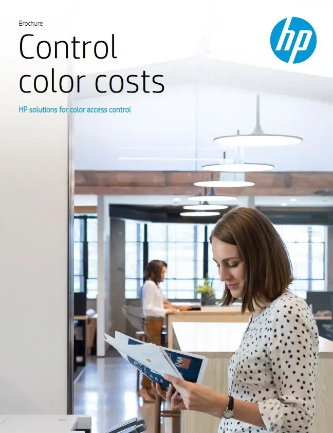 HP, Control Color Costs, Brochure, Hewlett Packard, Premier Technology Group