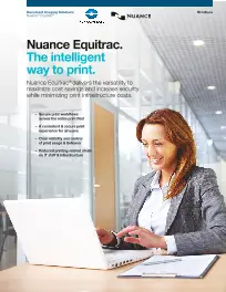 KM, Equitrac Express, Brochure, Konica-Minolta, Premier Technology Group