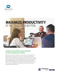 Konica Minolta, Maximize Productivity, Konica-Minolta, Premier Technology Group