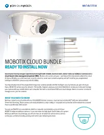 Mobotix, Cloud Bundle, Brochure, security, safety, Konica Minolta, Premier Technology Group