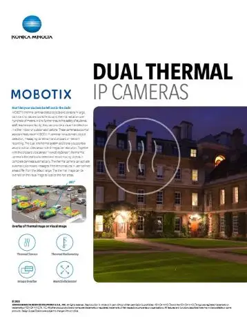Mobotix, Dual Thermal IP Cameras, Konica Minolta, Premier Technology Group
