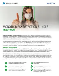 Mobotix, Mask Detection, Konica Minolta, Premier Technology Group