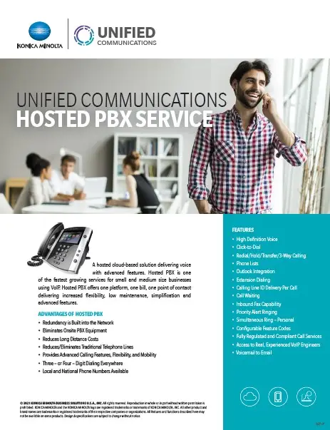Unified Communications, Hosted PBX, Konica Minolta, Premier Technology Group