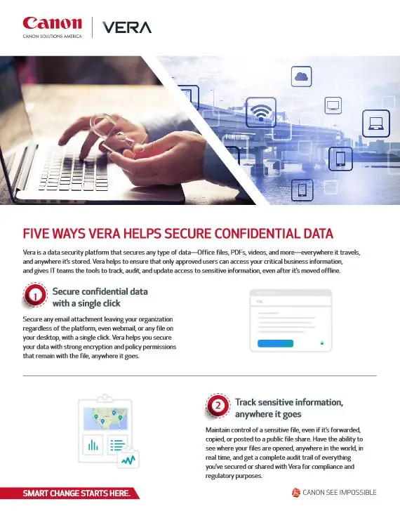 vera, security, canon, confidential, Premier Technology Group
