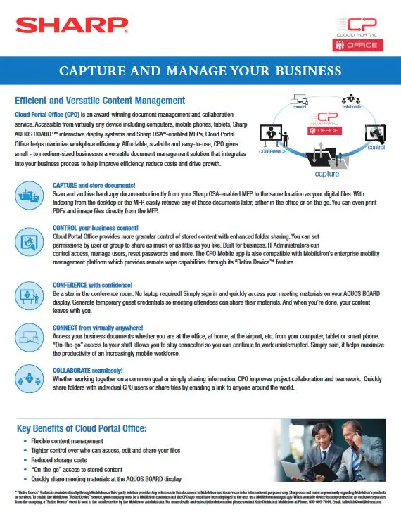 sharp, Cloud Portal Office, Premier Technology Group