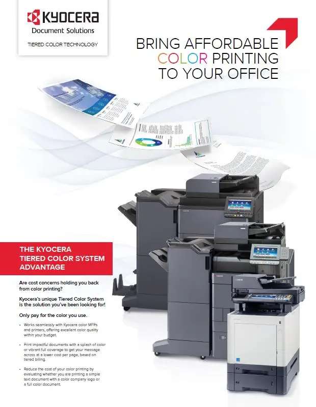 Kyocera, Software, Cost Control And Security, Tiered Color Monitor, Premier Technology Group