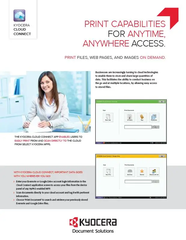Kyocera, Software, Mobile, Cloud, Kyocera Cloud Connect, Premier Technology Group