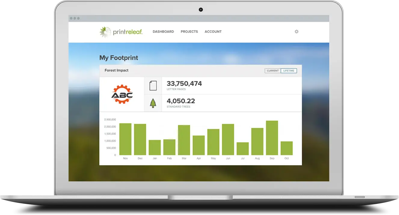Printreleaf, recycle, reduce footprint, Toshiba, Premier Technology Group