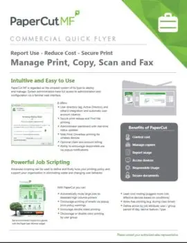 Papercut, Mf, Commercial, Premier Technology Group