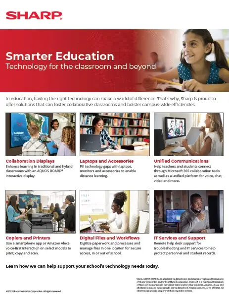 Sharp, Aquos Board, Education, Premier Technology Group