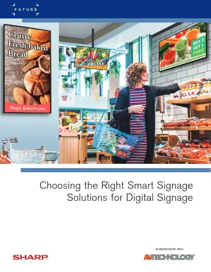 Sharp, Choosing The Right Smart Signage Solutions For Digital Signage, Premier Technology Group
