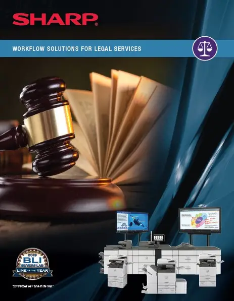 Sharp, Color Advanced, Legal Brochure, Premier Technology Group