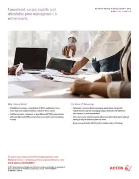 Mobile Print, mobile print, Xerox, Premier Technology Group